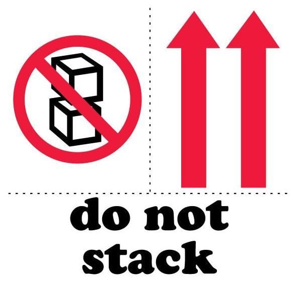 Do Not Stack Heavy Items on Top