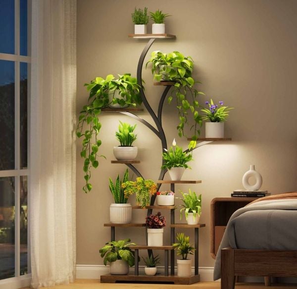 Elevate your space with a tall planter pot