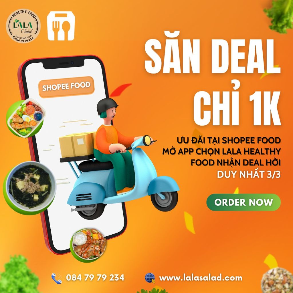 SĂN DEAL #1K CỦA LALA TẠI SHOPEE FOOD