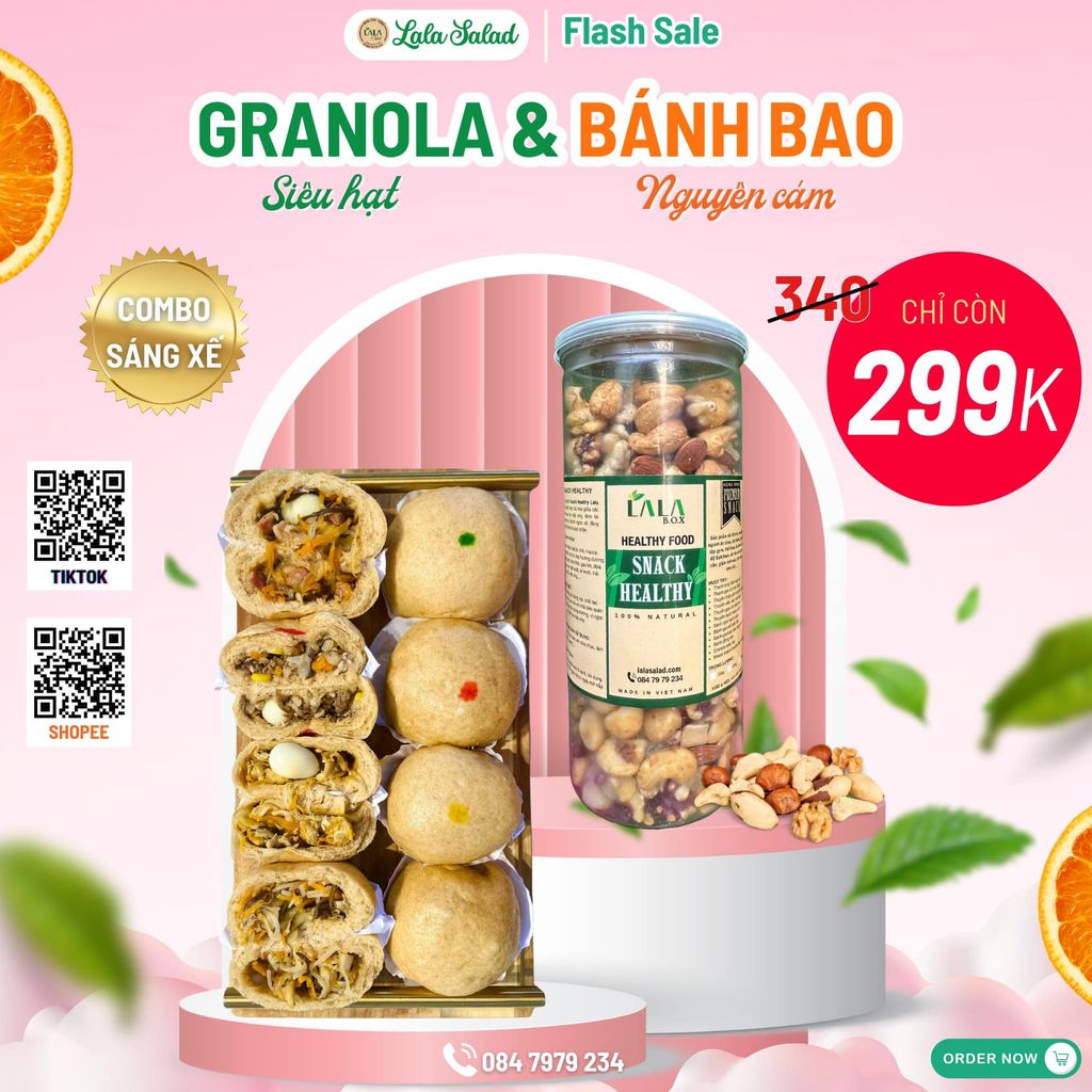 [FLASH SALE] COMBO SÁNG XẾ HEALTHY CHỈ 299K