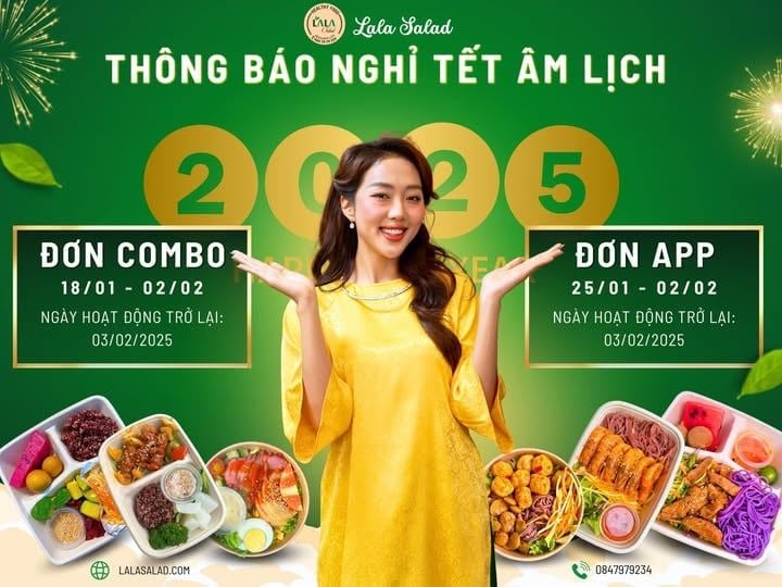 THÔNG BÁO LỊCH NGHỈ TẾT NGUYÊN ĐÁN 2025