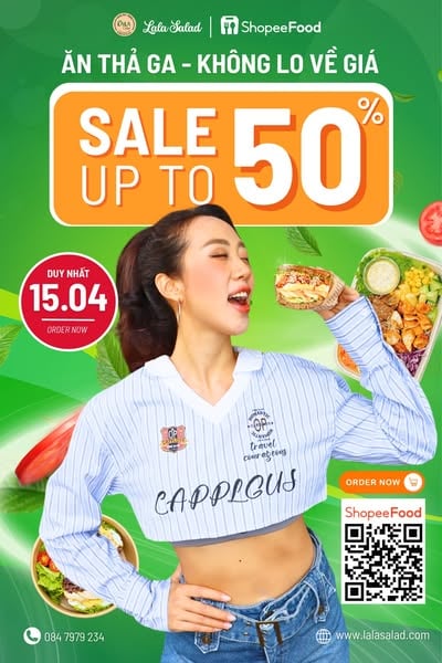 TIN VUI CHO HỘI GHIỀN SALAD - GIẢM 50% DUY NHẤT HÔM NAY 15.04