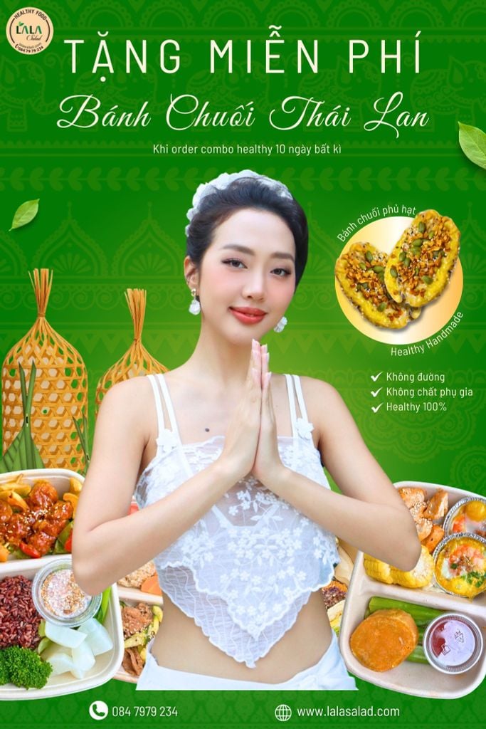 COMBO HEALTHY 10 NGÀY - TẶNG NGAY 1 PHẦN BÁNH CHUỐI PHỦ HẠT HEALTHY CHUẨN VỊ THÁI LAN