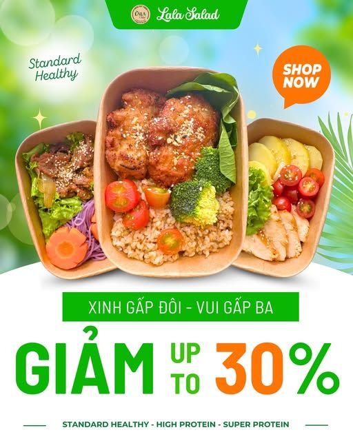 XINH GẤP ĐÔI - VUI GẤP BA !!!   ĂN HEALTHY GIẢM TỚI 30%