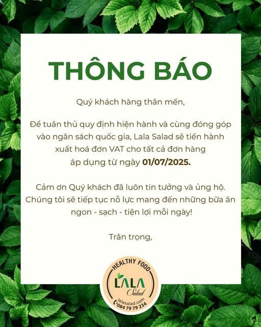 [THÔNG BÁO VỀ VIỆC XUẤT HOÁ ĐƠN ĐIỆN TỬ]