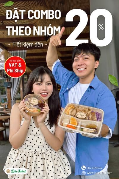 ƯU ĐÃI 20% KHI ĐẶT COMBO NHÓM!