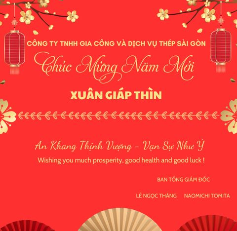 CHÚC MỪNG NĂM MỚI XUÂN GIÁP THÌN 2024