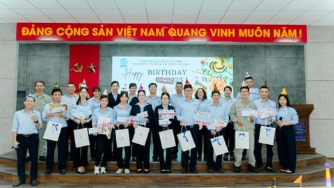 CÔNG ĐOÀN SGC TỔ CHỨC SINH NHẬT CHO CBCNV CÓ NGÀY SINH TRONG THÁNG 4-2025