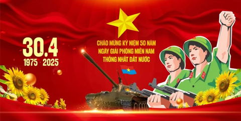 NHIỆT LIỆT CHÀO MỪNG 50 NĂM NGÀY GIẢI PHÓNG MIỀN NAM, THỐNG NHẤT ĐẤT NƯỚC (30/4/1975 – 30/4/2025)