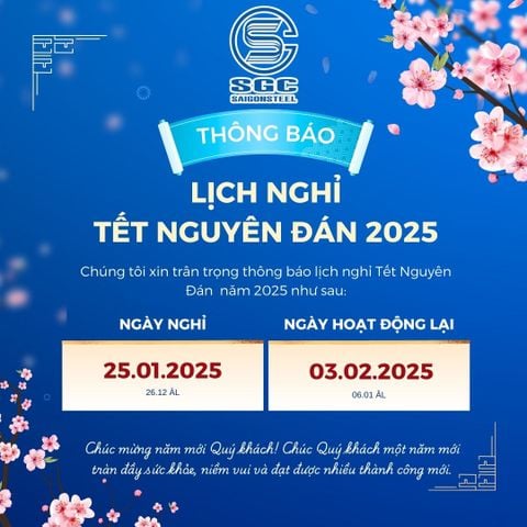 Thông Báo Nghỉ Tết Nguyên Đán 2025