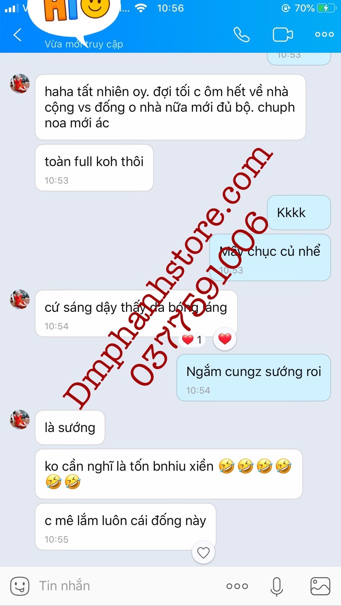 Feeback khách hàng.