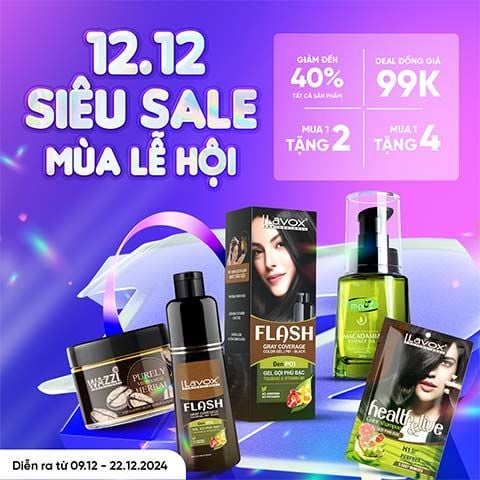 12.12 Siêu Sale Mùa Lễ Hội