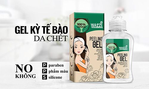Gel Kỳ Tế Bào Da Chết Wazzi - Loại Bỏ Lớp Da Già Cỗi Giúp Da Sáng, Láng Mịn