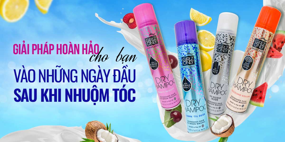Dầu Gội Khô Girlz Only Dry Shampoo 200ml