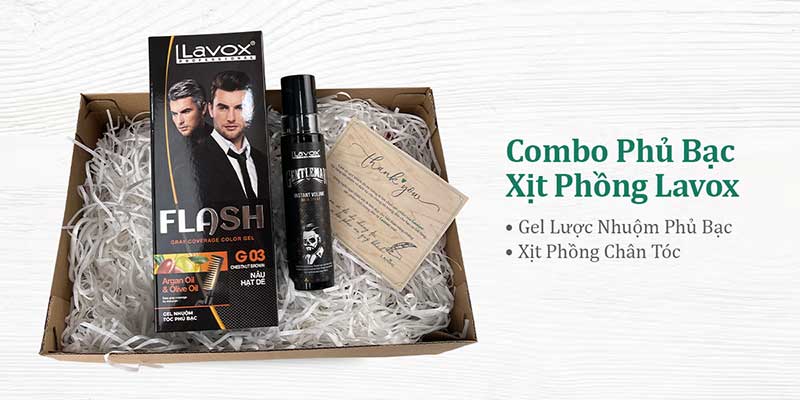 Combo Phụ Bạc - Xịt Phồng Lavox