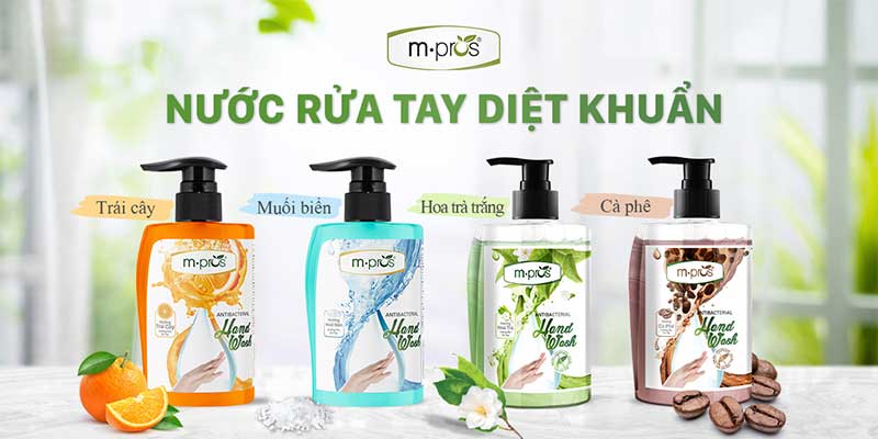 Nước Rửa Tay Diệt Khuẩn M.pros – Cà Phê