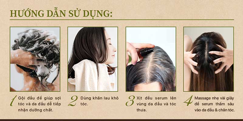 Serum dưỡng tóc thảo mộc wazzi