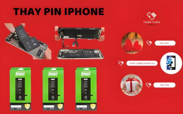 Thay pin iphone 12 pro bago chính hãng tại Thiên Tuấn Mobile