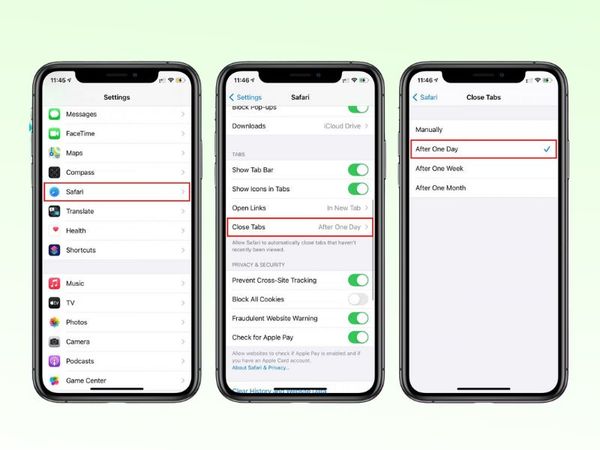 Đóng Nhanh Tất Cả Các Tab Trên Safari