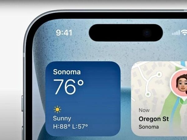 màn hình Dynamic Island trên iphone 15 plus