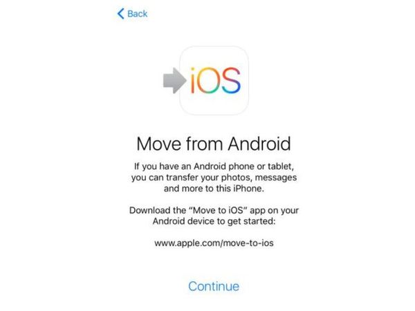 Tải ứng dụng Move to iOS trên thiết bị Android
