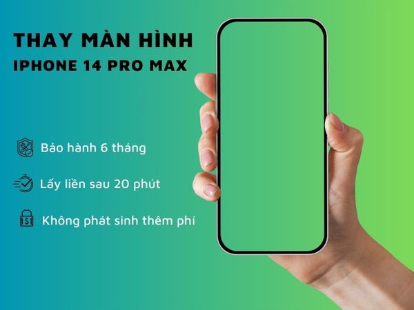 Thay màn hình iphone 14 pro max oled chính hãng