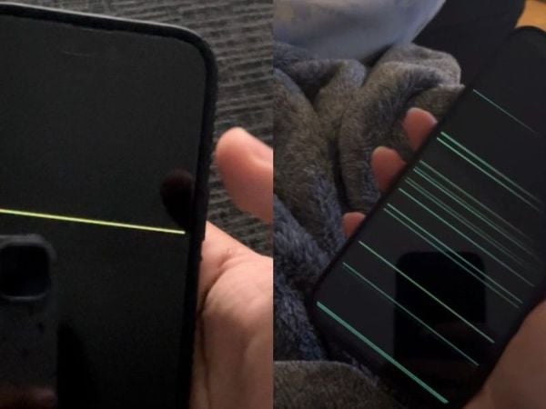 Màn hình iPhone 14 pro max bị sọc xanh