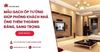 Mẫu gạch ốp tường giúp phòng khách nhà ống thêm thoáng đãng, sang trọng