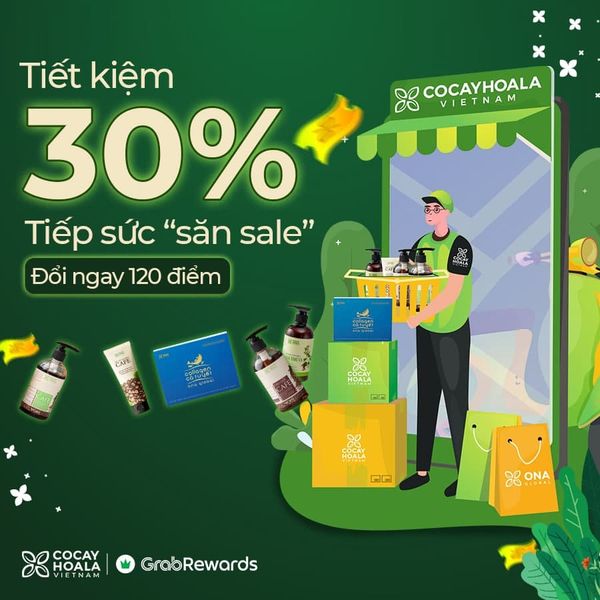 Ưu đãi đổi điểm - Nhận quà siêu to từ Lá tại Grab ngay thôi nào