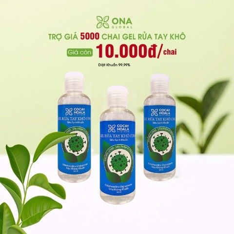 Ona Global trợ giá 5000 chai gel rửa tay diệt khuẩn chỉ 10.000 đồng - Thắp sáng tình người giữa tâm dịch Corona