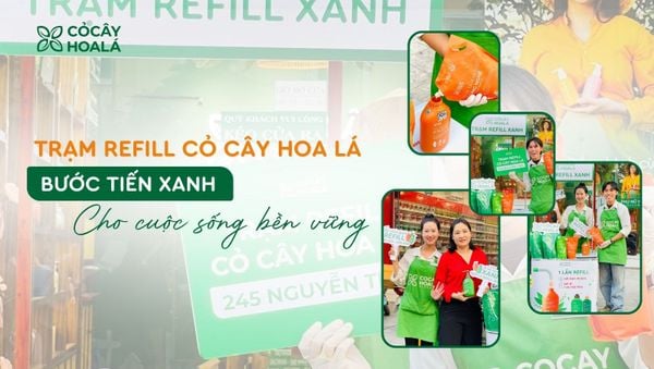 Trạm Refill Cỏ Cây Hoa Lá – Bước Tiến Xanh Cho Cuộc Sống Bền Vững