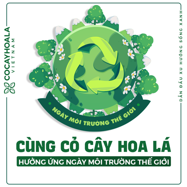 Cùng Cỏ Cây Hoa Lá hưởng ứng ngày Môi Trường Thế giới 05 /06/2021