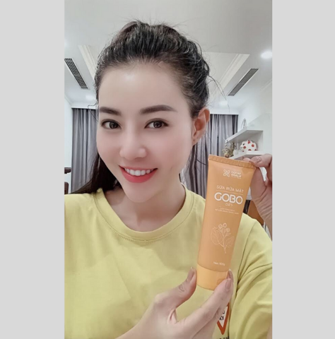 Diễn viên Thanh Hương đánh giá về sản phẩm sữa rửa mặt Gobo