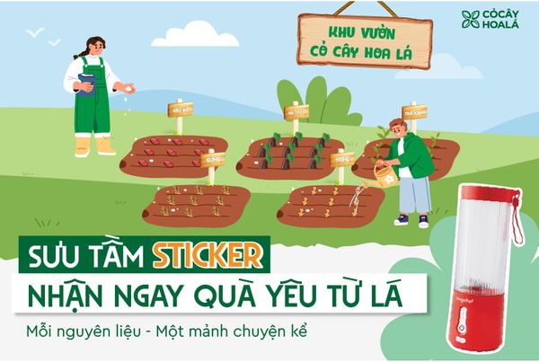 SƯU TẦM STICKER - NHẬN QUÀ YÊU TỪ LÁ
