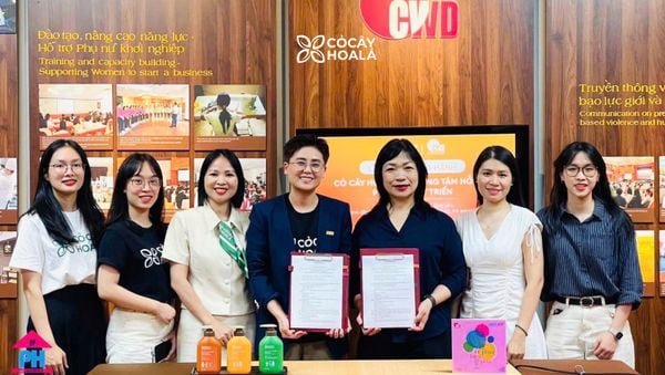 Cỏ Cây Hoa Lá ký kết hợp tác cùng Trung tâm Hỗ trợ Phụ nữ Phát triển (CWD)