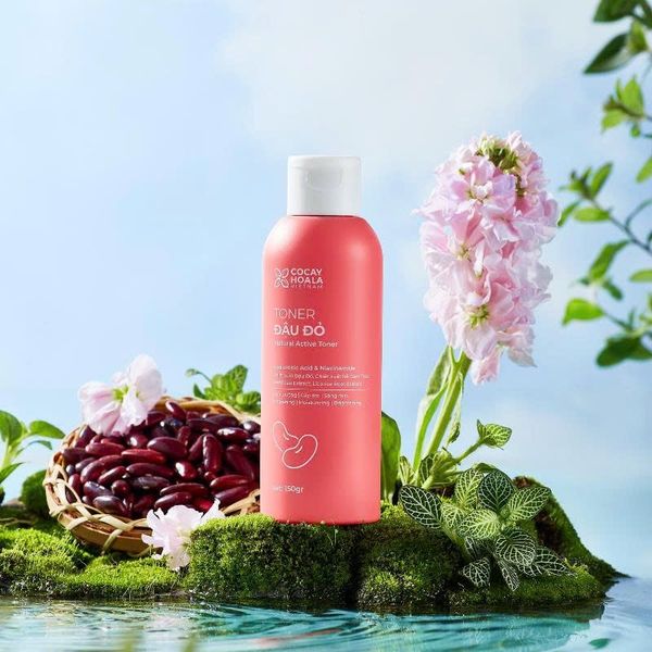 Toner đậu đỏ Cỏ Cây Hoa Lá là giải pháp cân bằng da an toàn