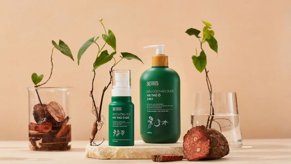 Dầu gội kích thích mọc tóc thảo dược Hà thủ ô 2in1