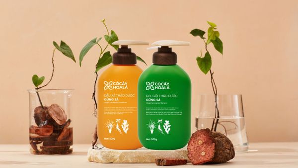 Dầu gội trị gàu thiên nhiên Gừng Sả