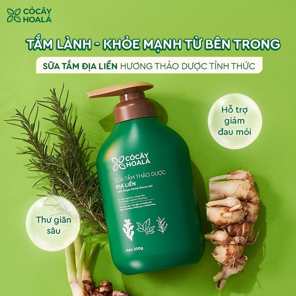 Sữa tắm thiên nhiên lành tính, an toàn cho da nhạy cảm