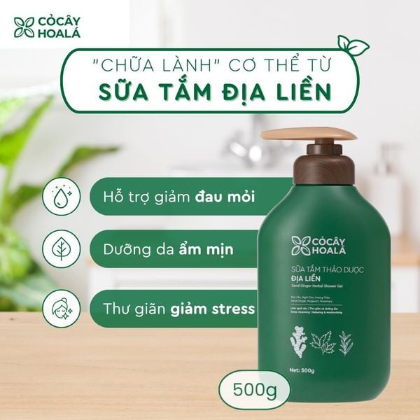 Sữa tắm địa liền Cỏ Cây Hoa Lá - Sữa tắm cho người làm việc mệt mỏi