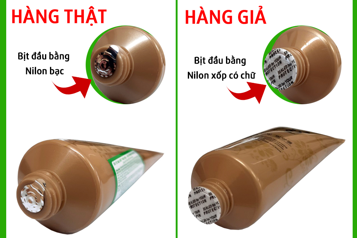 Cách phân biệt hàng thật hàng giả: Tẩy tế bào chết thảo dược DABO 180ml