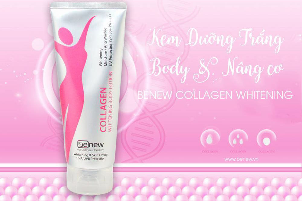 Tiết lộ sự thật về kem dưỡng trắng body và nâng cơ Benew Collagen Whitening