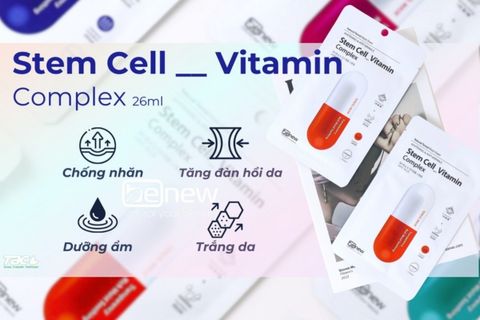 Đắp mặt nạ BENEW - Stem Cell Vitamin Complex - Chìa Khóa Cho Làn Da Trẻ Trung và Rạng Ngời