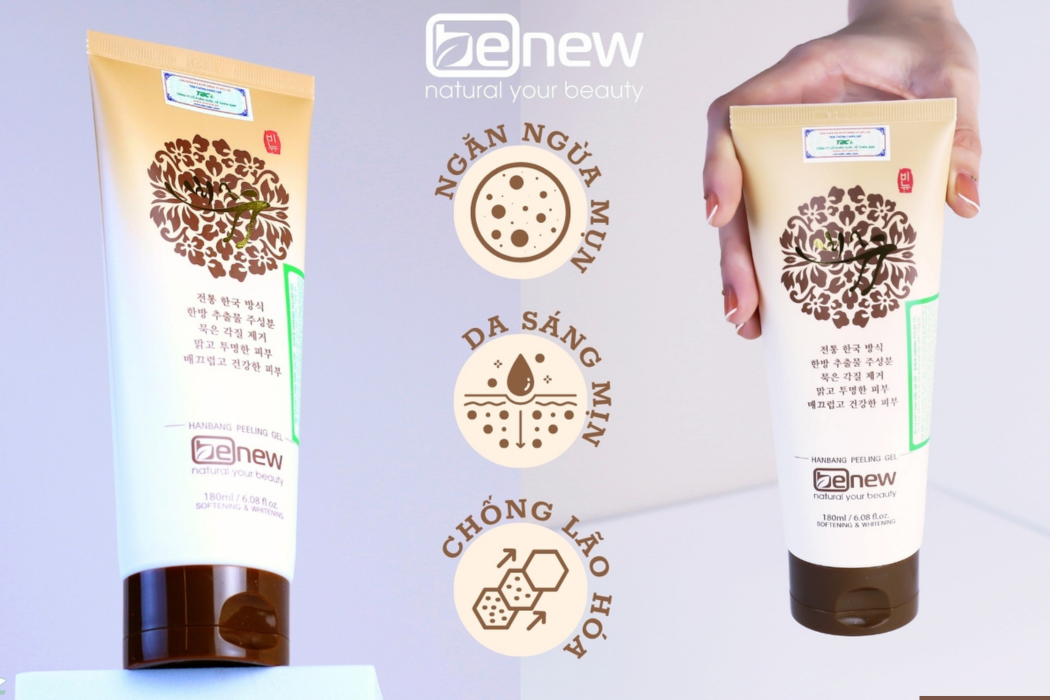 Review Kem Tẩy Da Chết Trắng Da BENEW Hanbang Peeling Gel – Bí Quyết Cho Làn Da Mịn Màng và Tươi Sáng