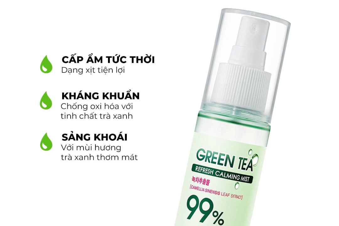 Review xịt khoáng trà xanh dưỡng da Dabo Hàn Quốc có tốt không?