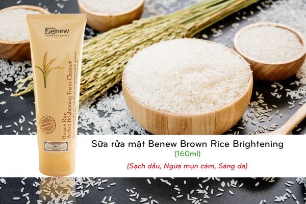 Sữa rửa mặt sáng da mầm Gạo - Benew Brown Rice Brightening 160ml Srm_mam_gao_han_quoc_bfa7015ae05b4c62bde11544e4f9c94a_grande