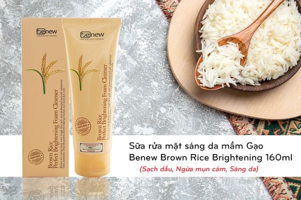 Sữa rửa mặt sáng da mầm Gạo - Benew Brown Rice Brightening 160ml Sua_rua_mat_mam_gao_2dcf533959cb424fb1d50027480c990b_grande