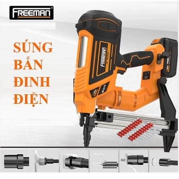 máy bắn đinh bê tông bằng điện ld40