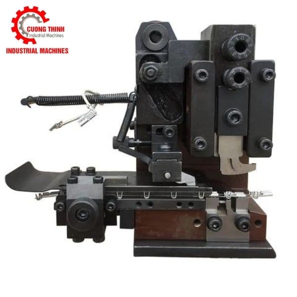 máy dập đầu cos dây điện cấp liệu ngang