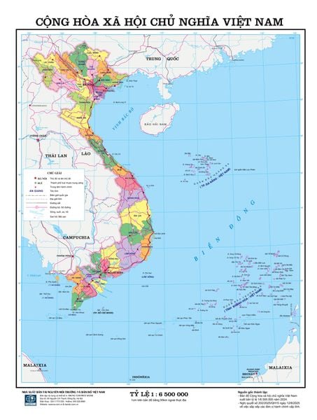 Việt Nam chính thức có 34 tỉnh, thành phố từ 12/6/2025